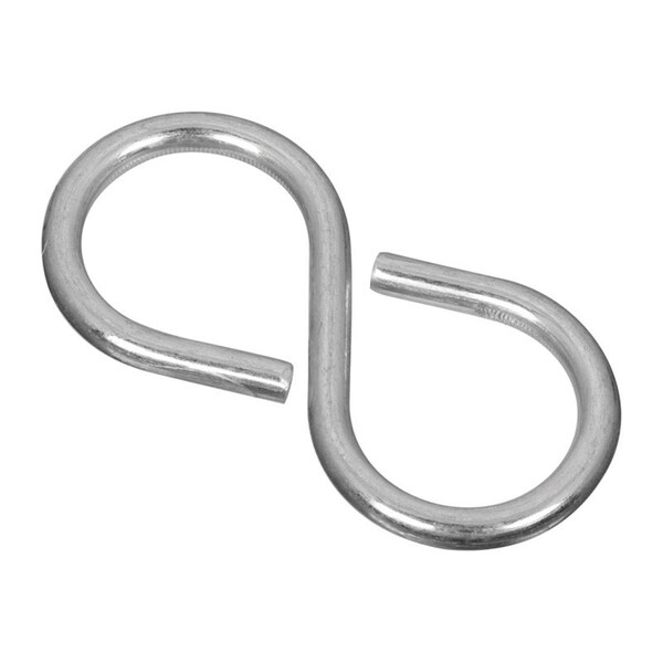 National Mfg Sales 2.12 in. Steel Closed S-Hook, Zinc Plated, 3PK 5706155 - main